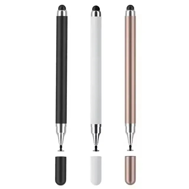 2 in 1 Universal Stylus Pen For Tablet Mobile Android IOS Phone iPad Accessories Drawing Tablet Pens Capacitive Screen Touch Pen
