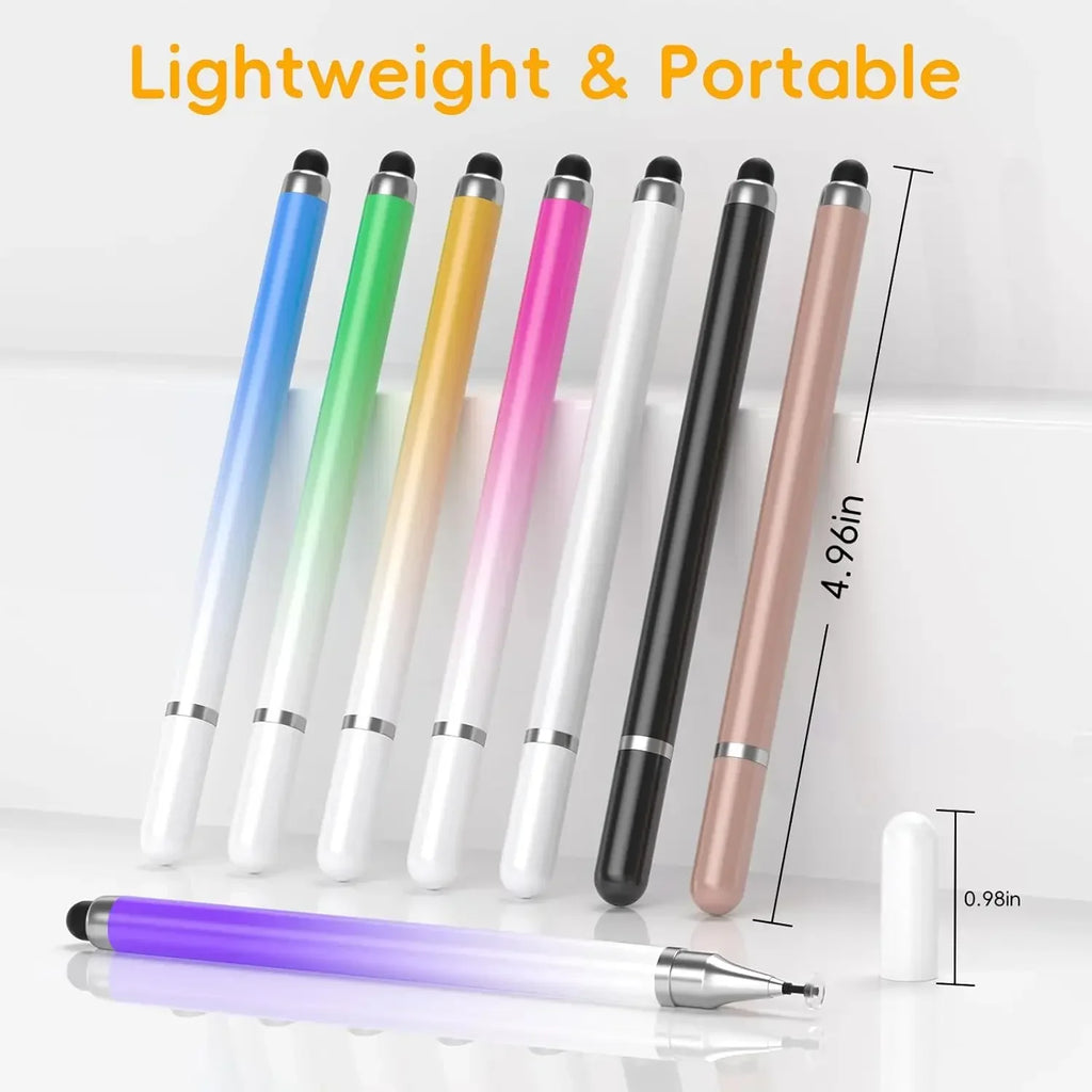 2 in 1 Universal Stylus Pen For Tablet Mobile Android IOS Phone iPad Accessories Drawing Tablet Pens Capacitive Screen Touch Pen